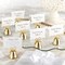 Gold Kissing Bells Place Card/Photo Holder (Set of 24)-NEW
